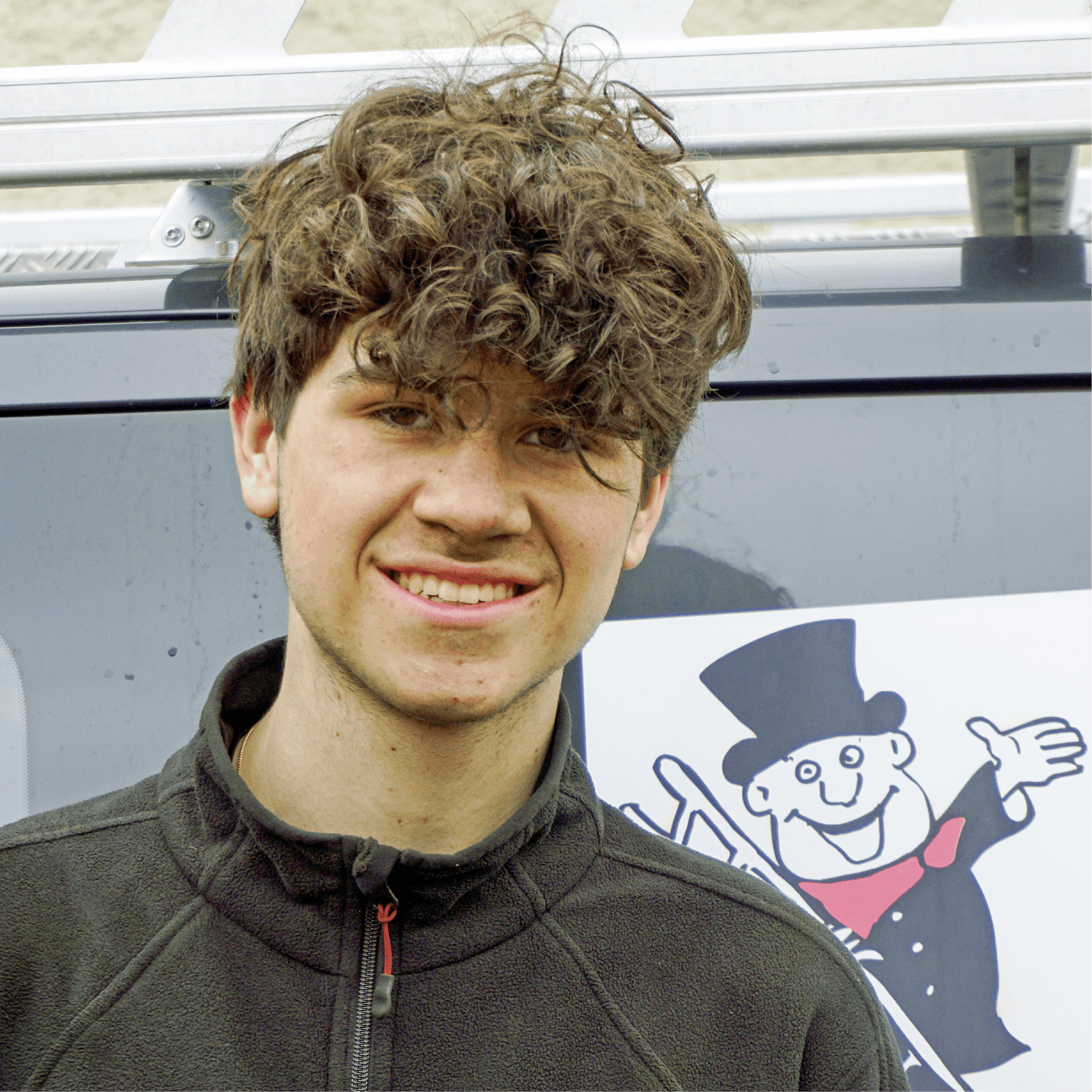 Jesse Moser von der Kaminfeger Zurbrügg GmbH