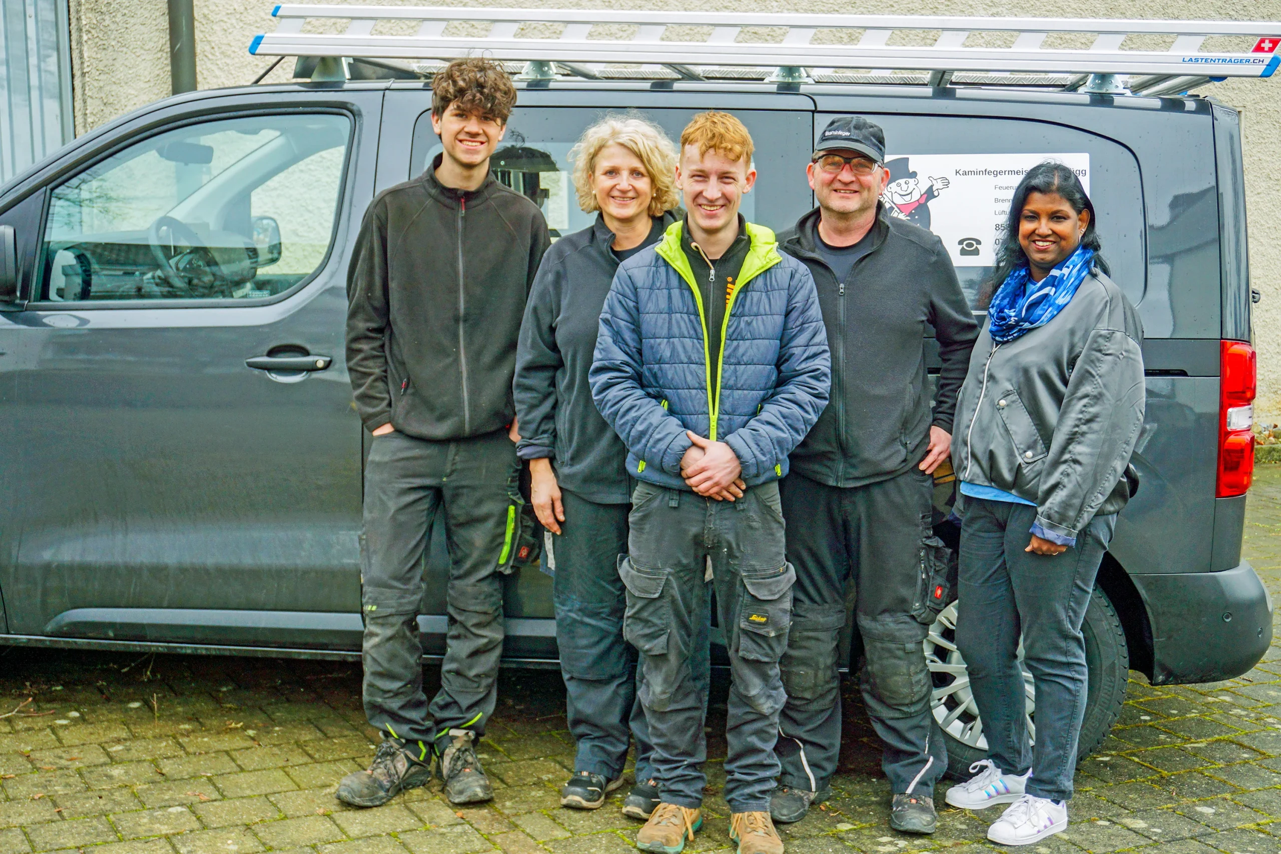 Gesamtes Team der Kaminfeger Zurbrügg GmbH